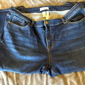 Lane Bryant crop blue jeans size 18